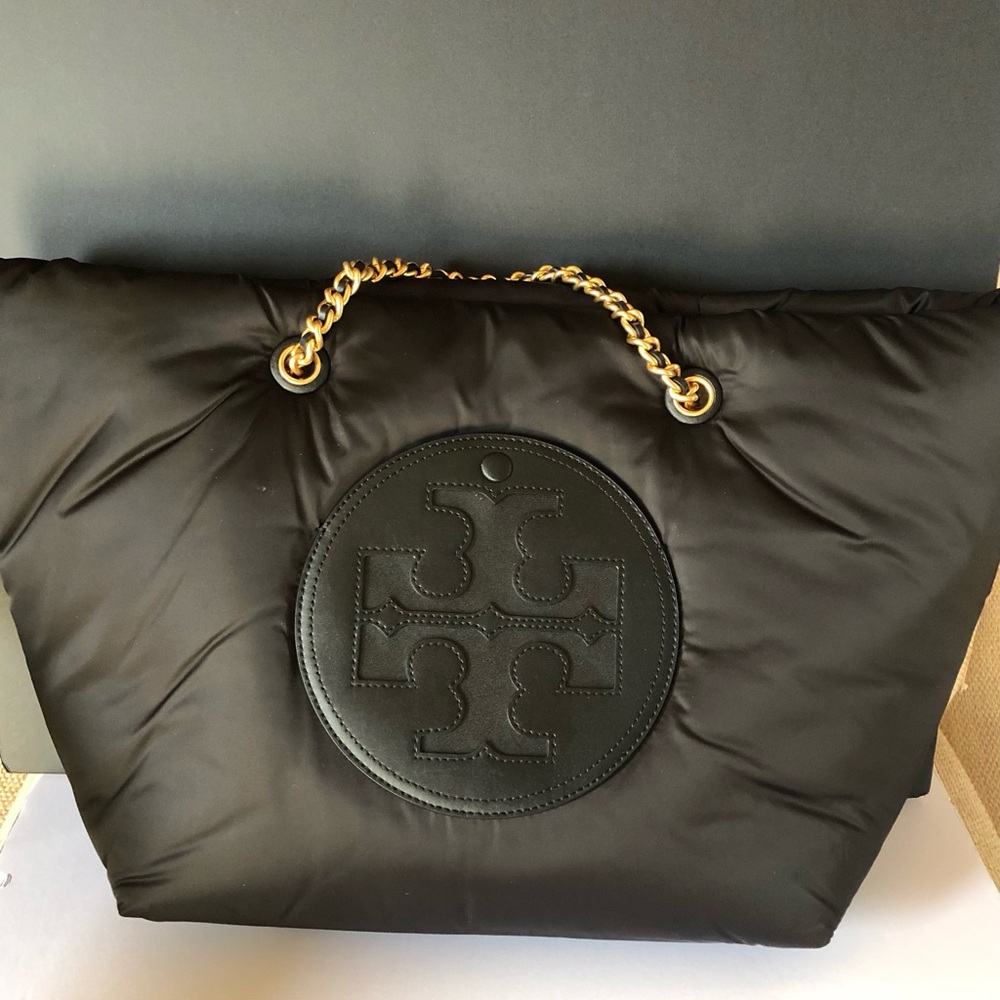 Tory Burch Ella Puffy Chain Tote Bag NWT